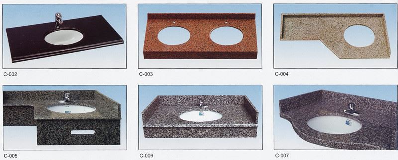 grey granite vanity top